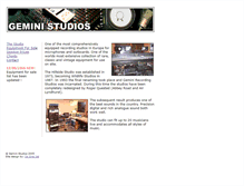 Tablet Screenshot of geministudios.co.uk